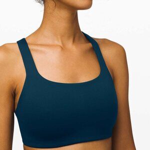 Lululemon Bring the Energy Sports Bra Night Diver Teal - Size 4